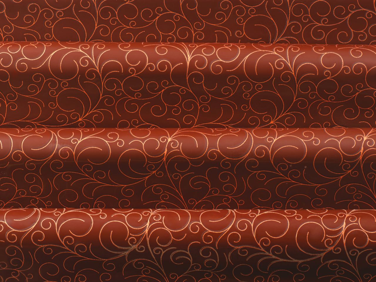Transferfolie: Arabesque, Kakaobutter, Rot, 40 x 25 cm