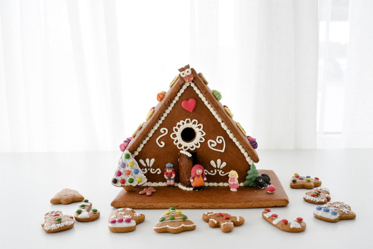 Backset Weihnachten: Lebkuchenhaus