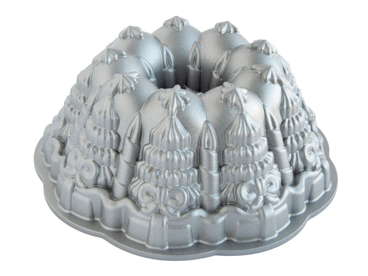 Nordic Ware: Aluguss-Backform Very Merry Bundt, Antihaft, 2,4 L, 23,5 x 10 cm