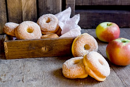 Apfel-Donuts