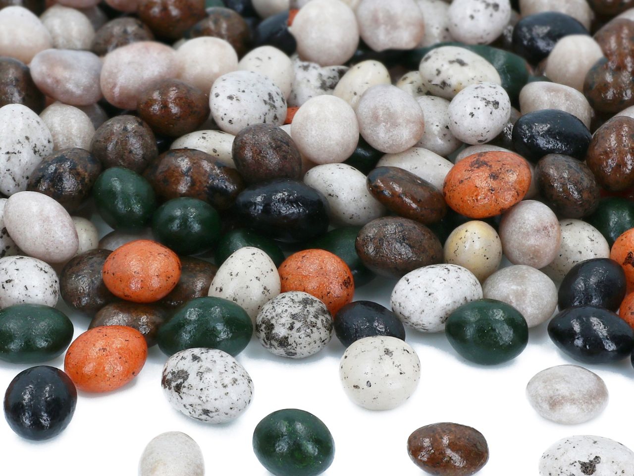 Essbare Kieselsteine Süßer Kies, Rosinen-Kern, mehrfarbig, 1–1,8 cm, 1 kg