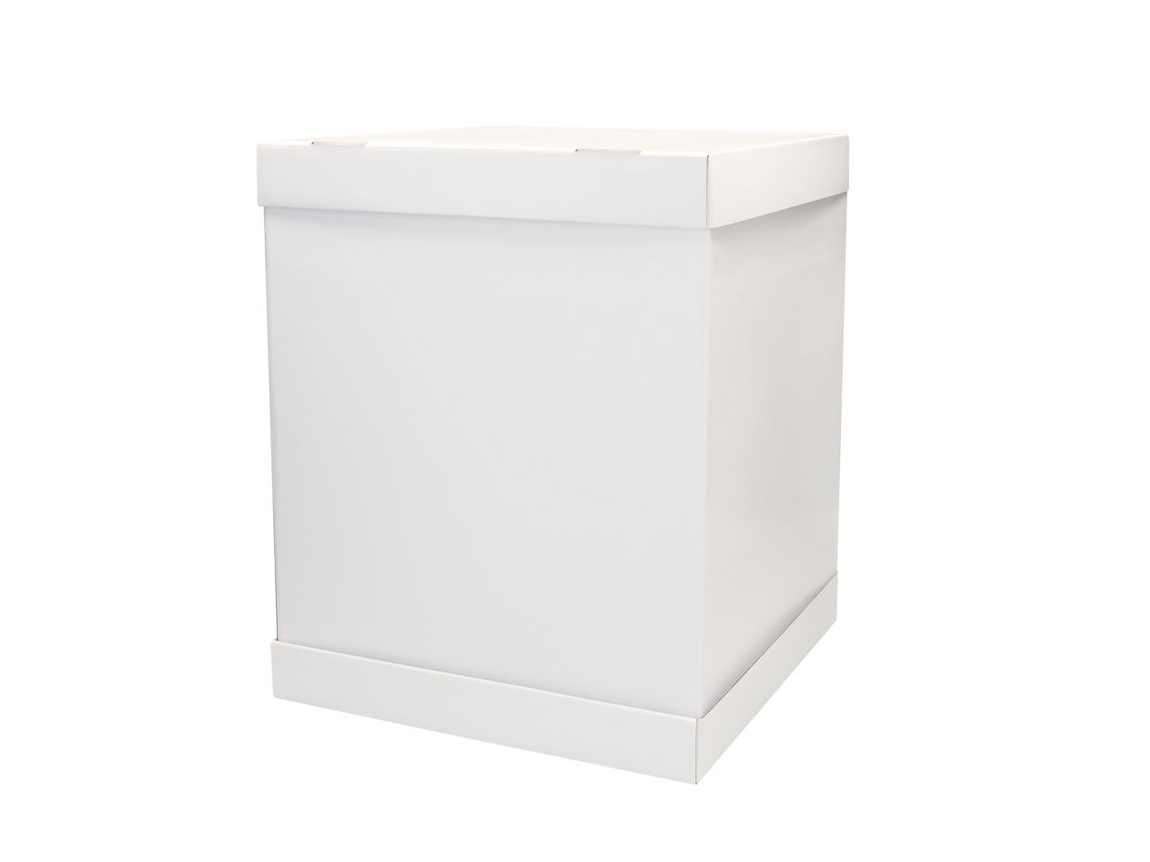 Tortenbox - Tortenschachtel, weiß, 37x37x45 cm