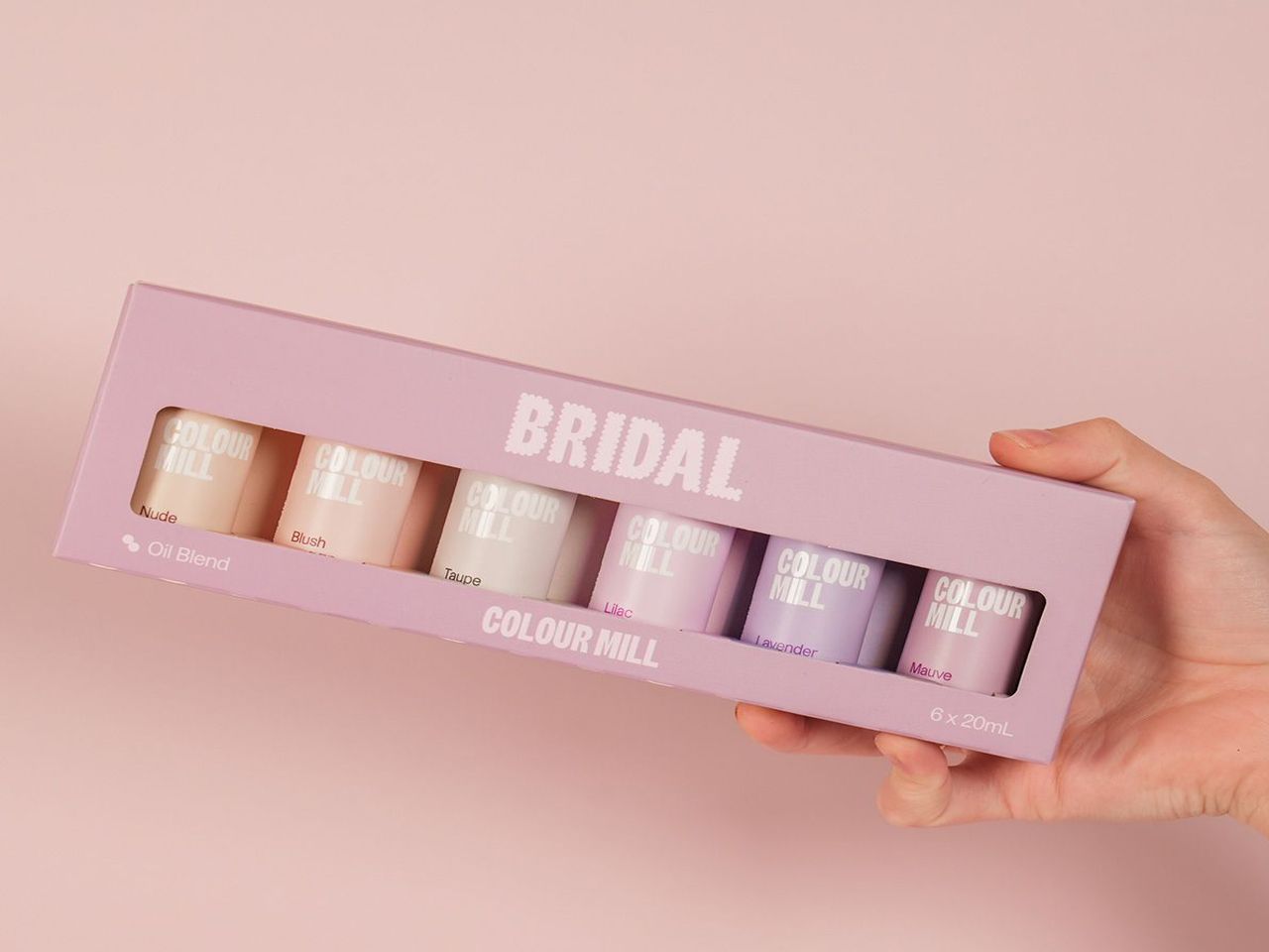 Colour Mill: Schokoladenfarbe Bridal 6er-Set, Brautfarben, 6 x 20 ml