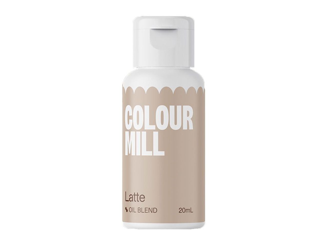 Colour Mill: Schokoladenfarbe Latte, kaffeefarben, 20 ml