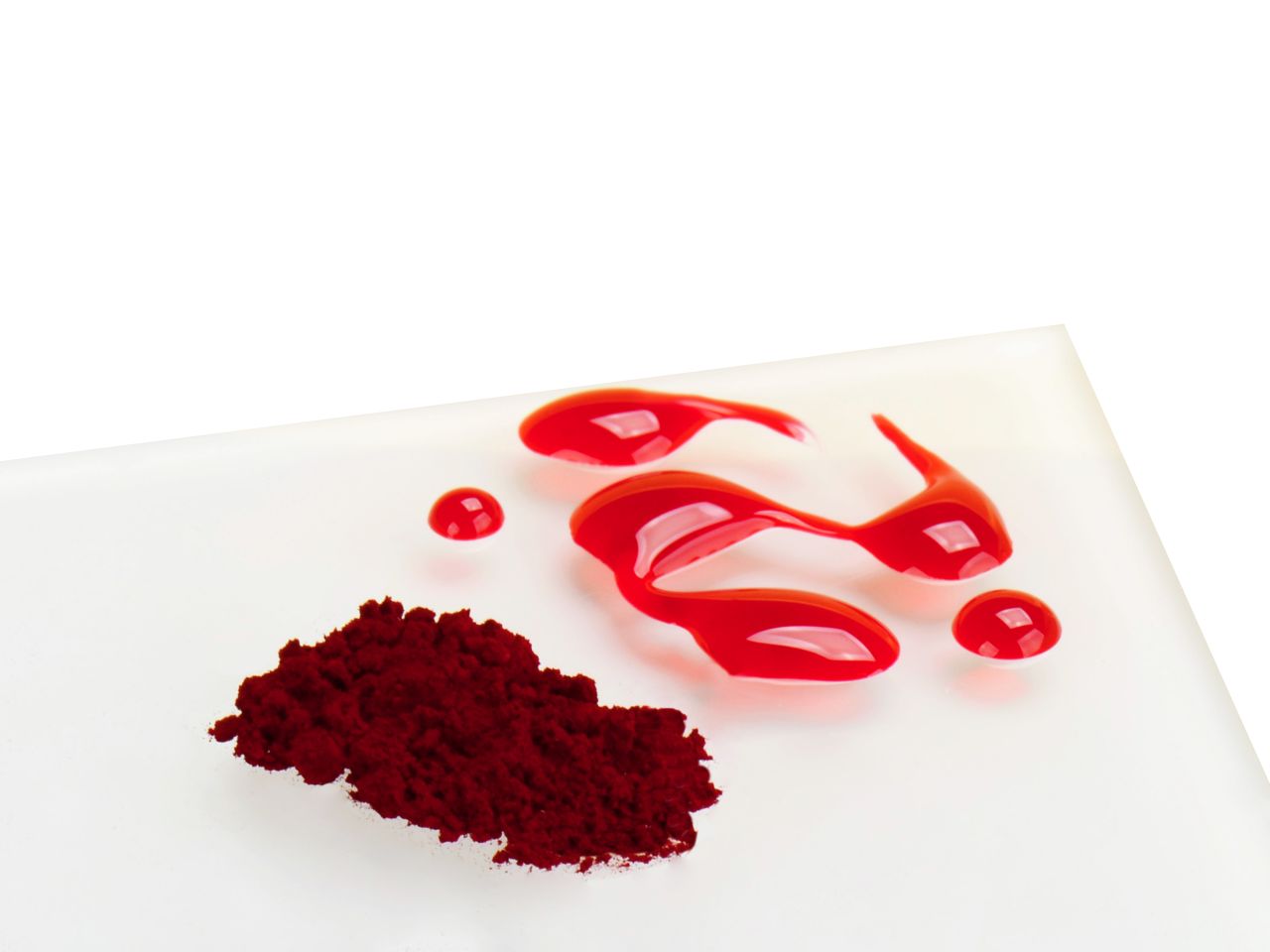 Lebensmittelfarbpulver zum Durchfärben, Rot, 20 g