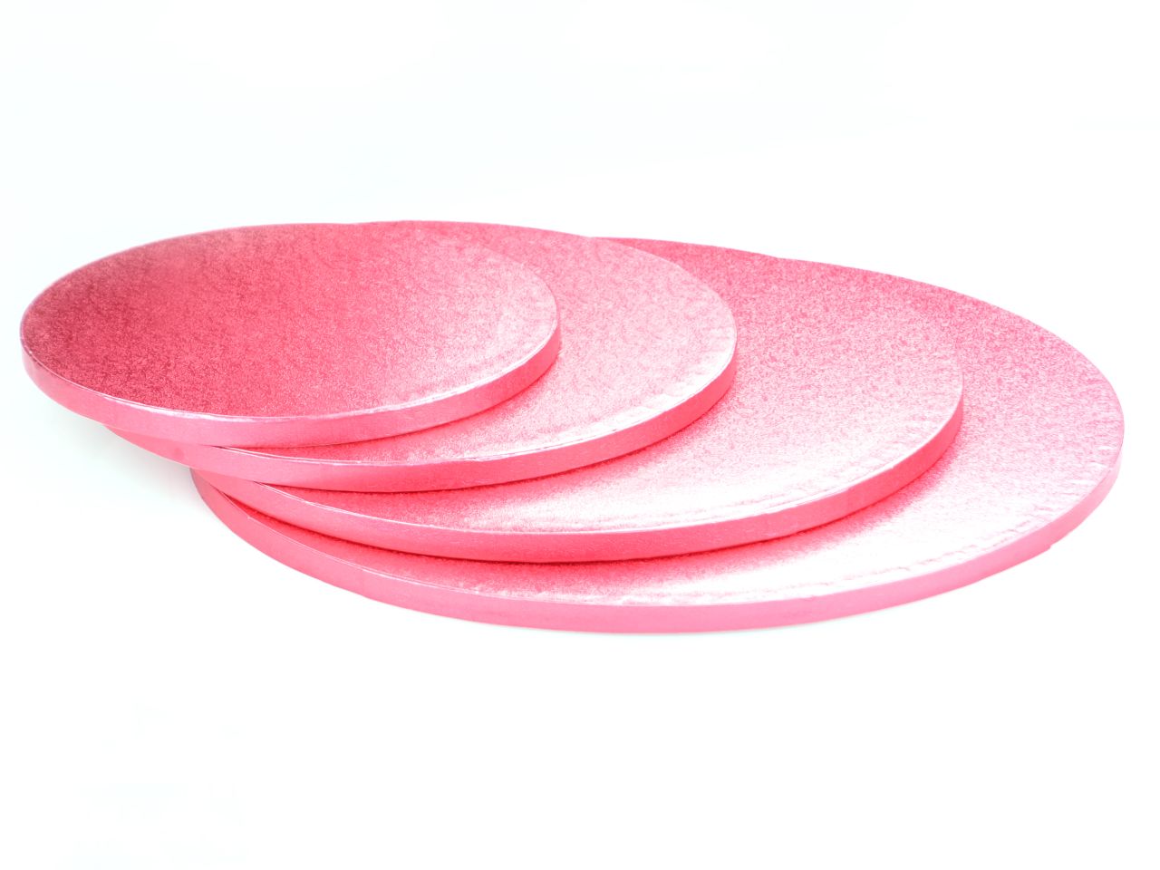Cakeboard: rund in Pink, Rosa, 20 x 1,2 cm