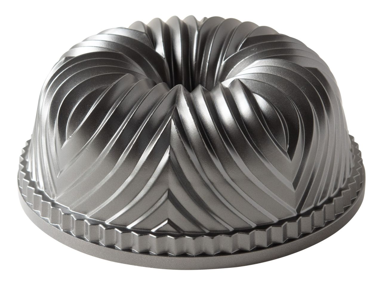 Nordic Ware: Aluguss-Backform Bavaria Bundt Pan, Antihaft, 2,4 L, 22 x 9,5 cm