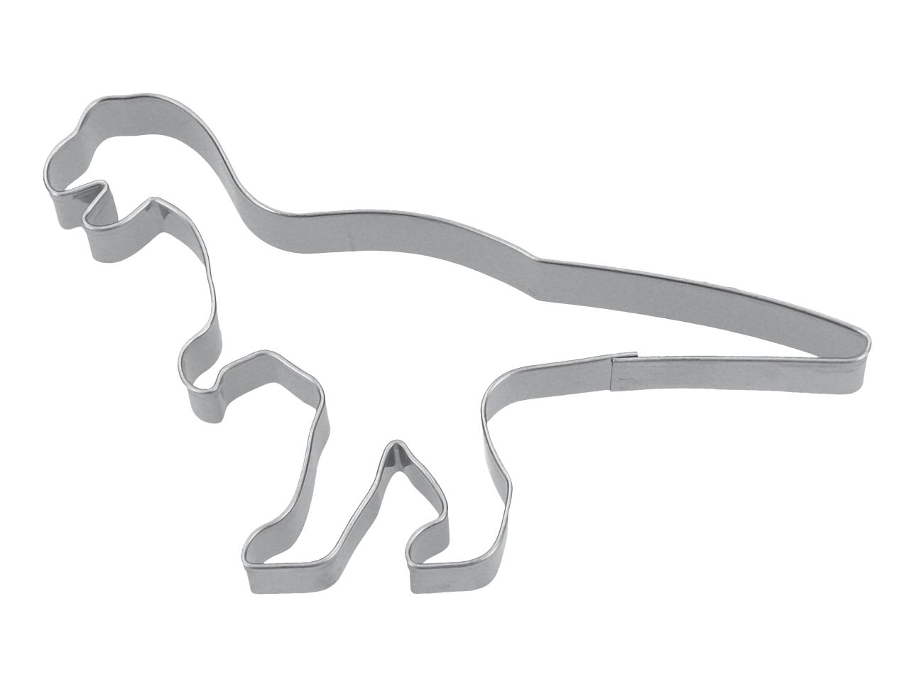 Ausstecher: Dino Tyrannosaurus Rex, Edelstahl, 6,3 x 10,5 cm