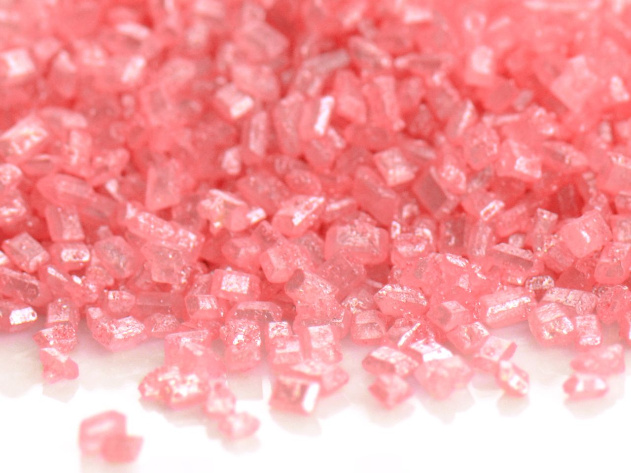 Glimmer-Zucker, essbarer Glitzer, Pink, 10 x 100 g