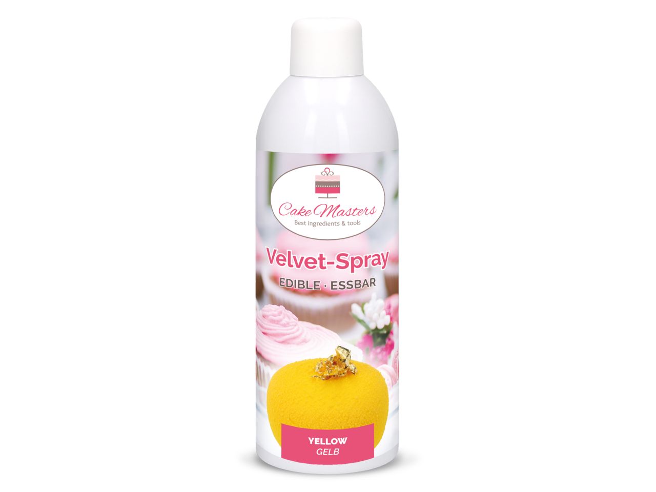 Velvet-Spray für Samt-Effekt, Zitronengelb, 400 ml