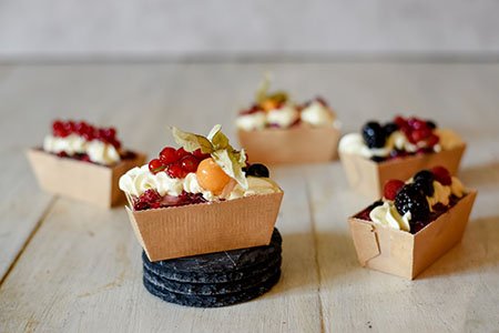 Fruchtige Mini-Quark-Kuchen