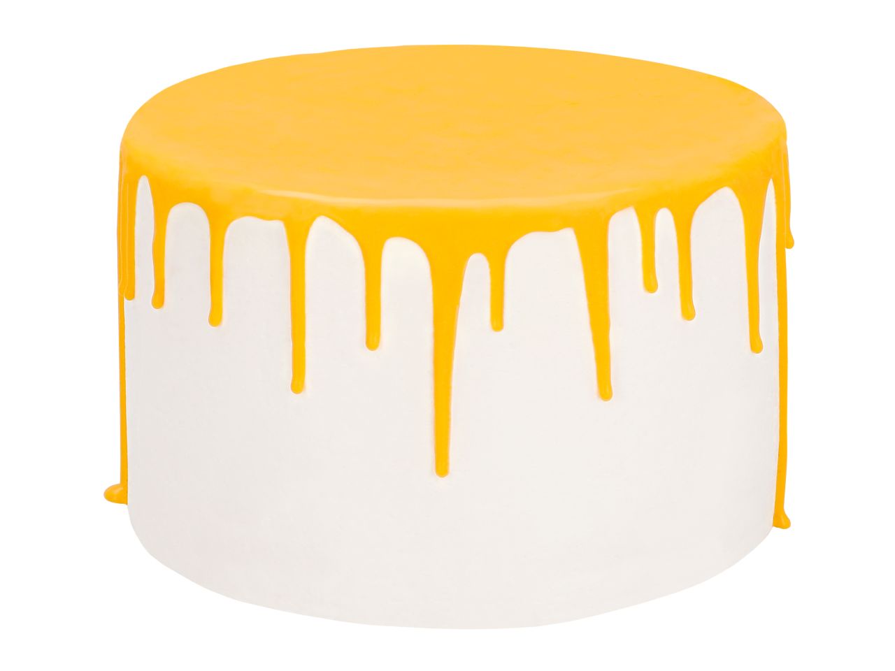 Drip Cake-Glasur Yellow, Sonnengelb, inkl. Spritzflasche, 250 g