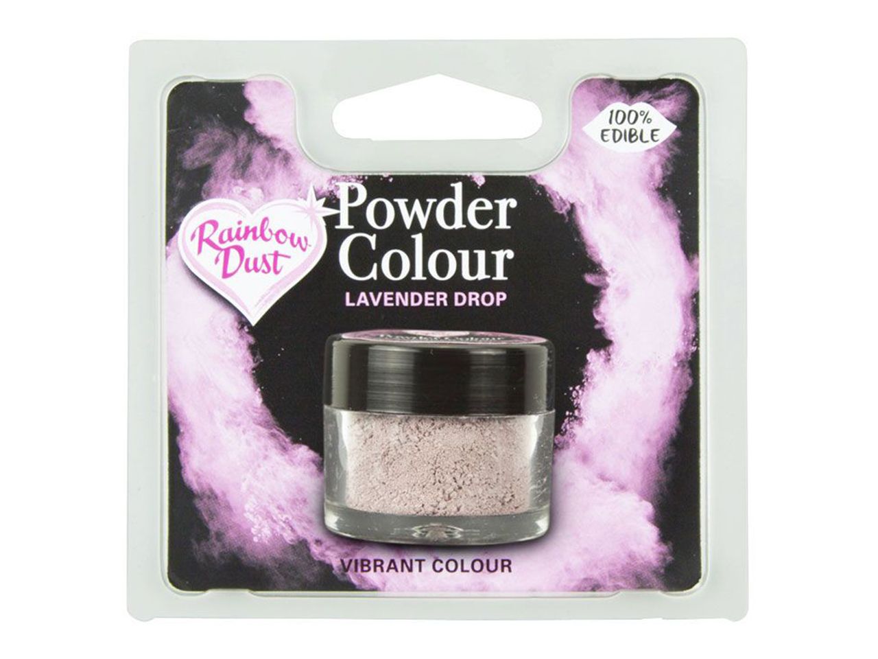 RAINBOW DUST Lebensmittelfarbpulver: Lavender Drop, Lila, 5 g