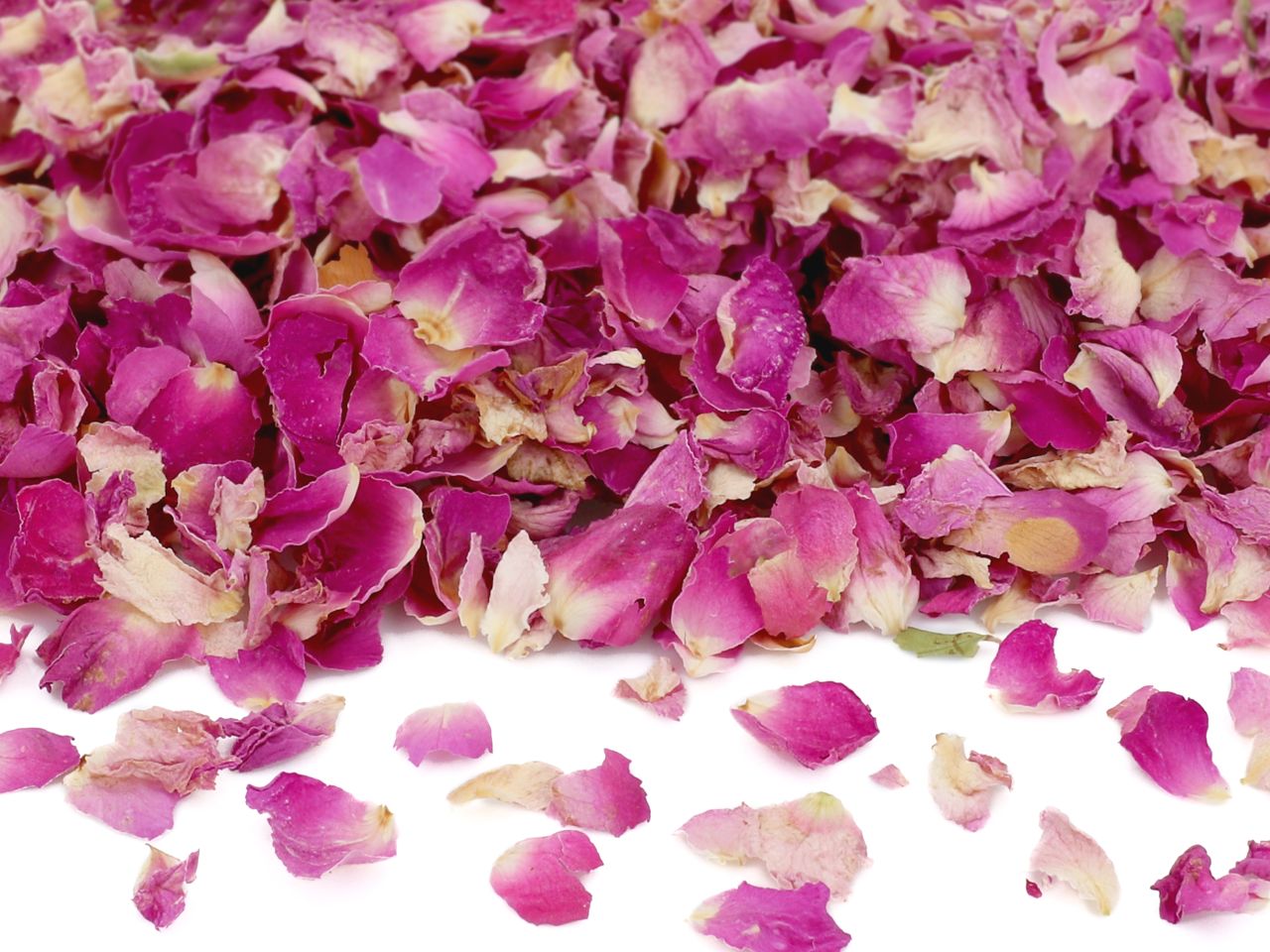 Rosenblütenblätter, Purpur, essbar, 13 g