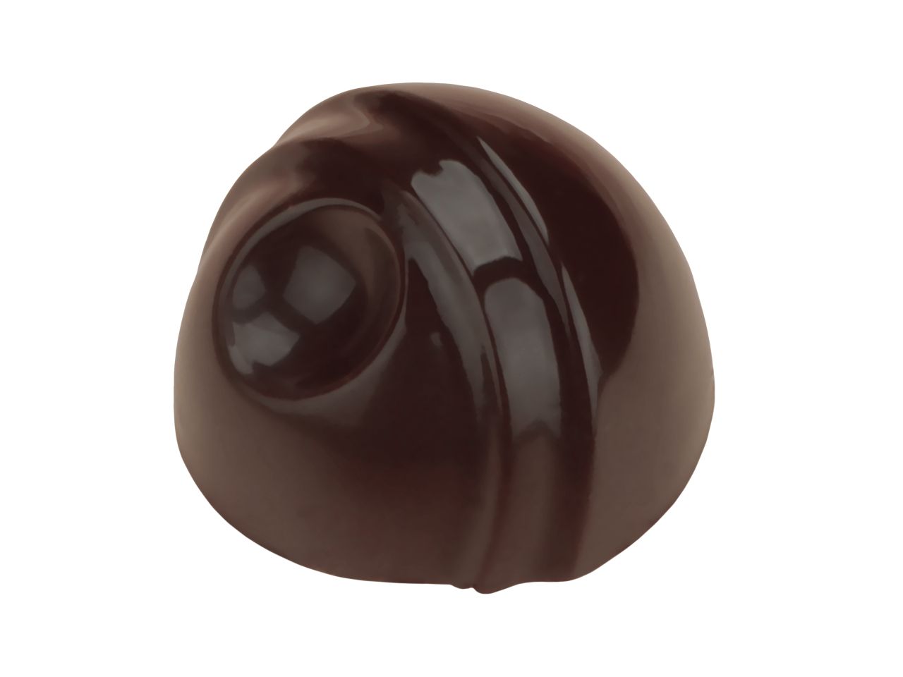 Schokoladenform: Sphere, Kunststoff, transparent, 21 Mulden à 3,2 x 2 cm
