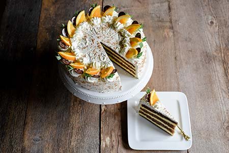 Orangensahne-Torte