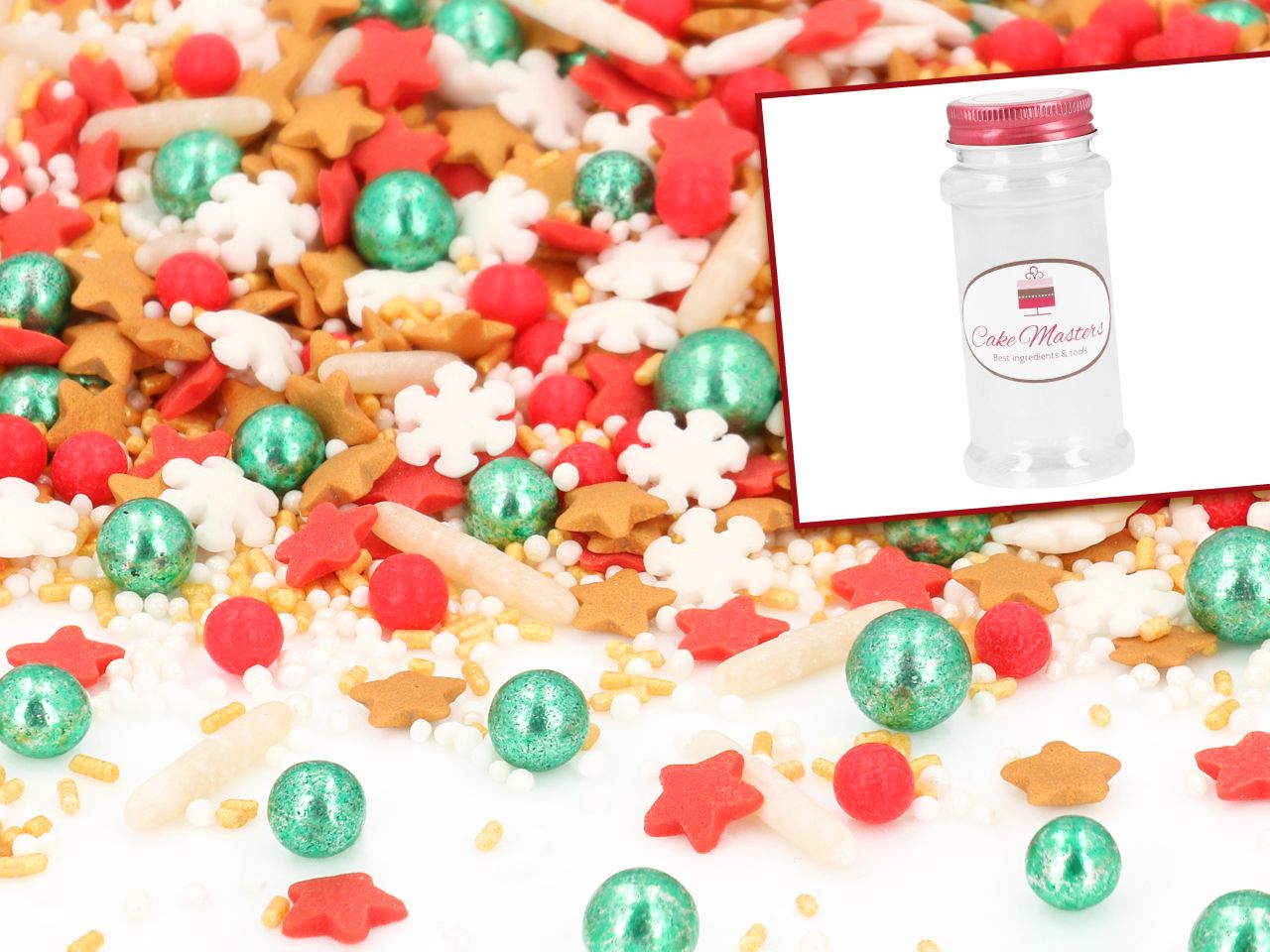 Sprinkles Santa's Secret, bunt, Vorratsdose, 80 g